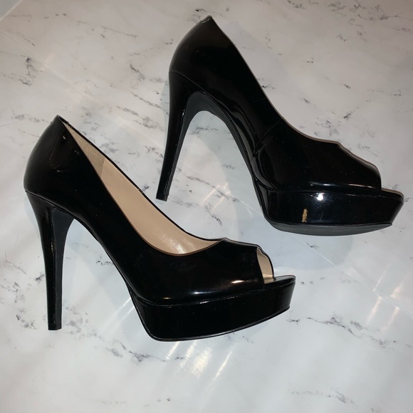 Guess Shoes - Jessica Simpson Patent Leather Slingback Pumps